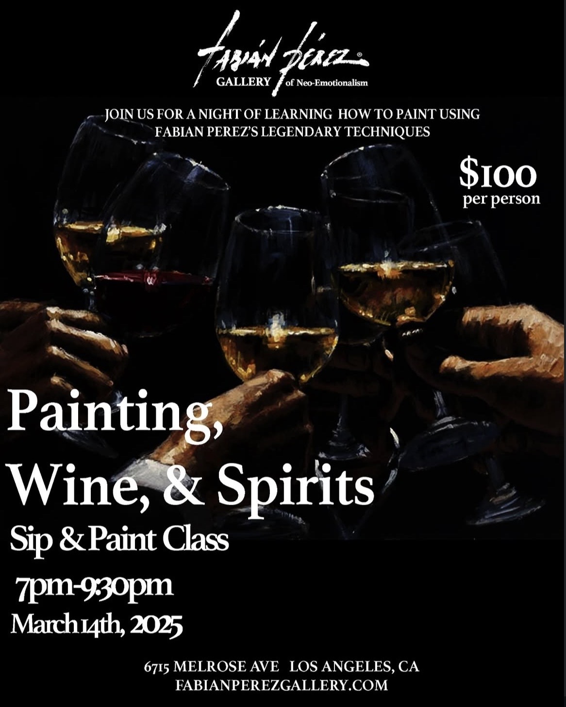 Painting, Wine, & Spirits Sip and Paint Class